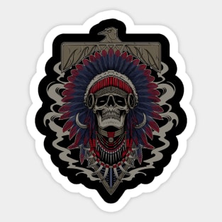 INDIAN APACHE NATIVE AMERICA Sticker